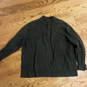 Eddie Bauer Men's Black Zip-Up Sweater